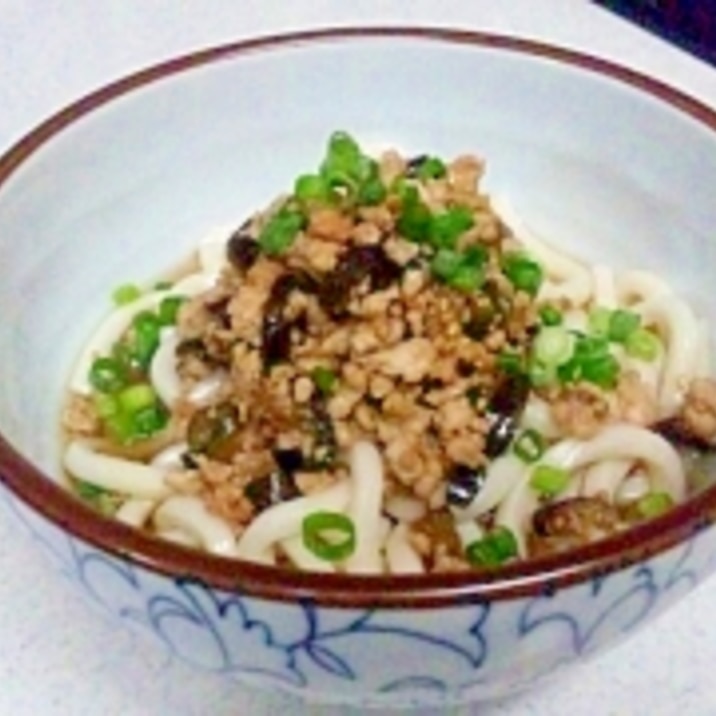 なすと鶏そぼろのぶっかけ冷うどん レシピ 作り方 By Ran2468 楽天レシピ